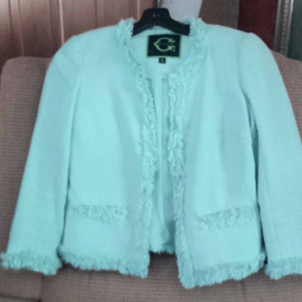 Spring blazer with fringe
